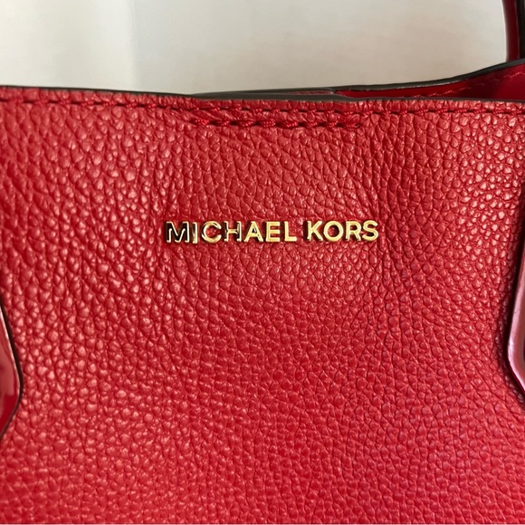 MICHAEL MICHAEL KORS Mercer Gallery Bright Red Medium Bag - Picture 5 of 14
